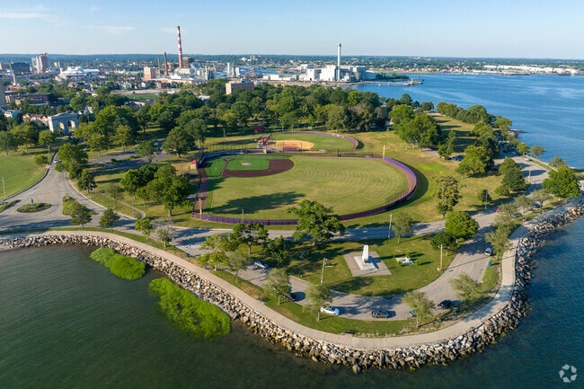 Seaside Park is one of the key highlights of the South End neighborhood.