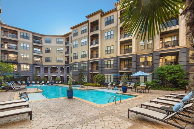 Resort-Style Pool with In-Water Loungers - Overton Rise