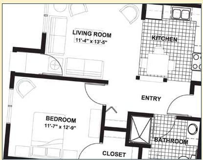 1BR/1BA - Carty Heights