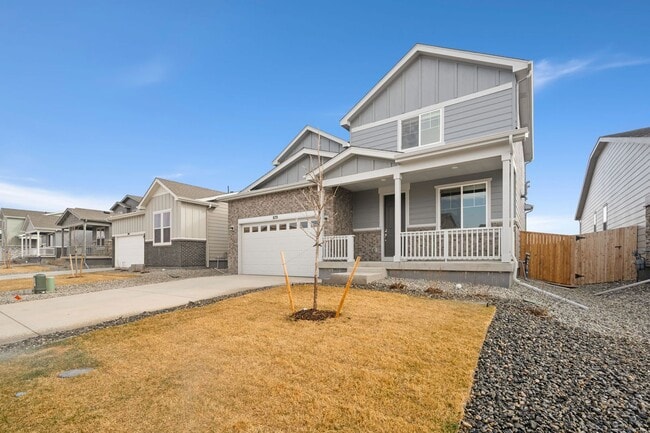 Photo - New 3-Bed, 2.5-Bath House with Office and 2-Car Garage in Johnstown Farms