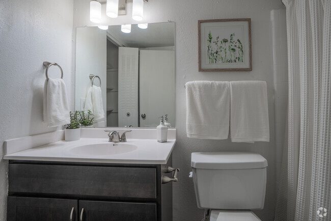 1BR, 1BA - 900SF - Bathroom - Lacota Apartments