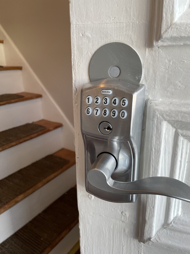 Key pad lock to enter apartment (keys are not necessary) - 19 Cottage St