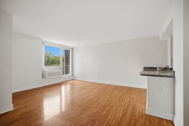 Entry to LR/Juliet balcony - 800 4th St SW Apartment