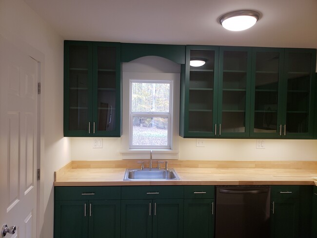 Beautiful, full kitchen with custom hand made cabinetry. To the ceiling cabinets for maximum storage! - 6514 Louisa Road