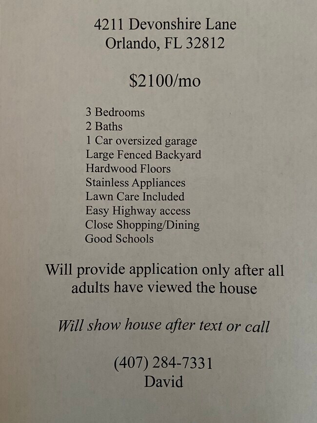 Información - 4211 Devonshire Ln