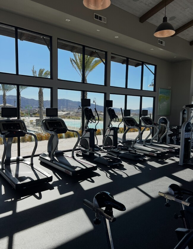 Image of the gym for members of the community - 18122 Radiance Ln