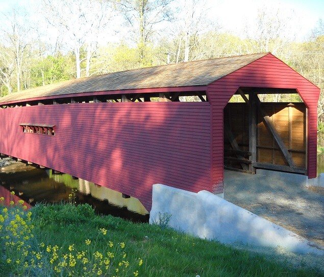 Gilpin's Falls Covered Bridge was built around 1860.