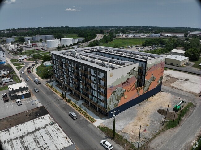 3D Exterior - The Hub Apartments