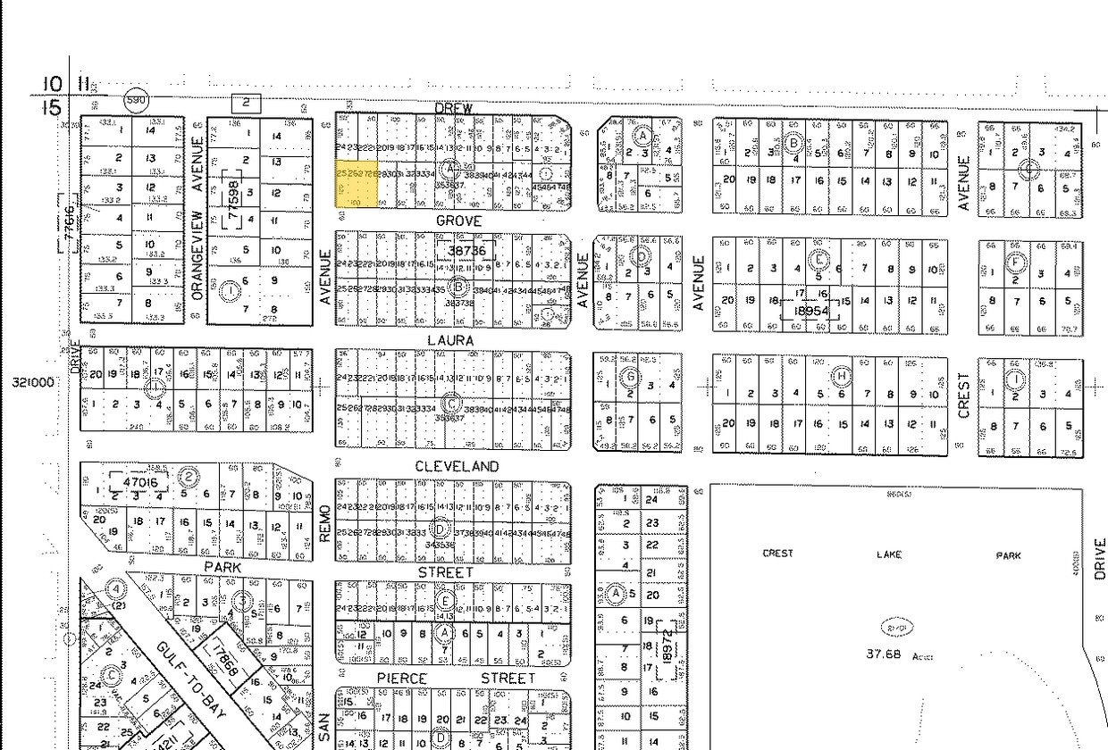 Plat Map - 115 N San Remo Ave