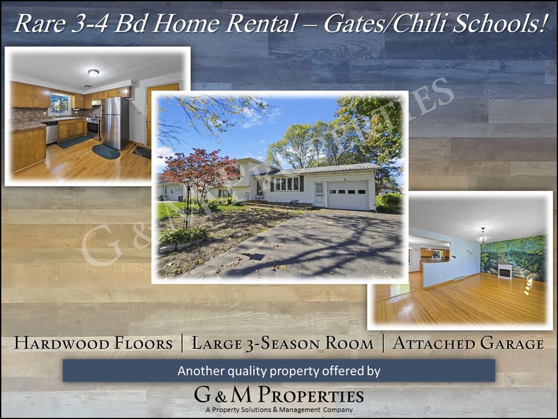 Foto principal - Rare 3/4 Bedroom in Gates/Chili School Dis...