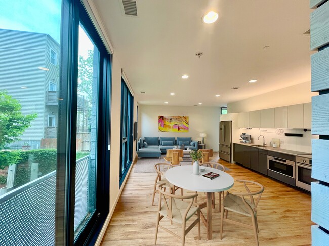 Dining / kitchen / living room - 57 N St NW