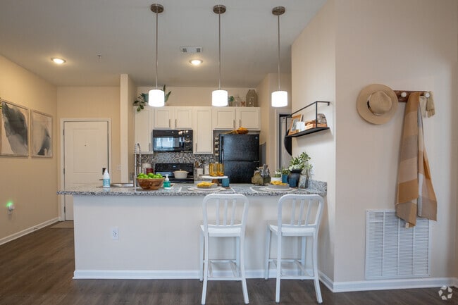 2BR, 2BA – 911SF Dining Area - The Flatts Starkville Apartments