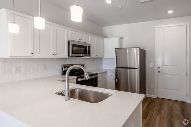 Estudio - 634 pies cuadrados - Cocina - Crest at Stones Branch