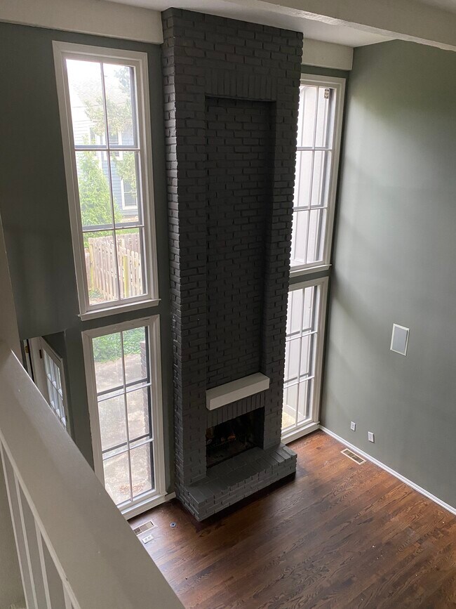 Living room from second story loft - 4301 W 111th Ter