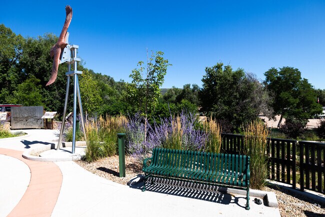 There are plenty of places to sit back and enjoy the natural beauty of Manitou Springs.