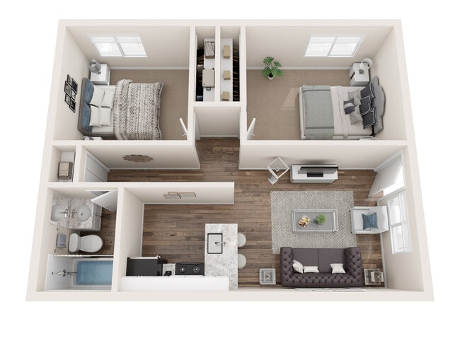 Two Bedroom | 660 Sq. Ft. - Verrano Park