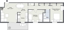 2 bedroom apartment