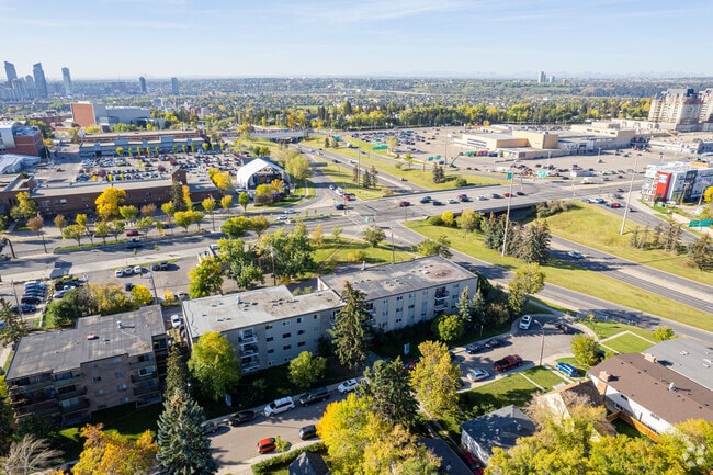 Aerial Photo - Delburn House Apartments