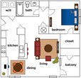 1 Bedroom