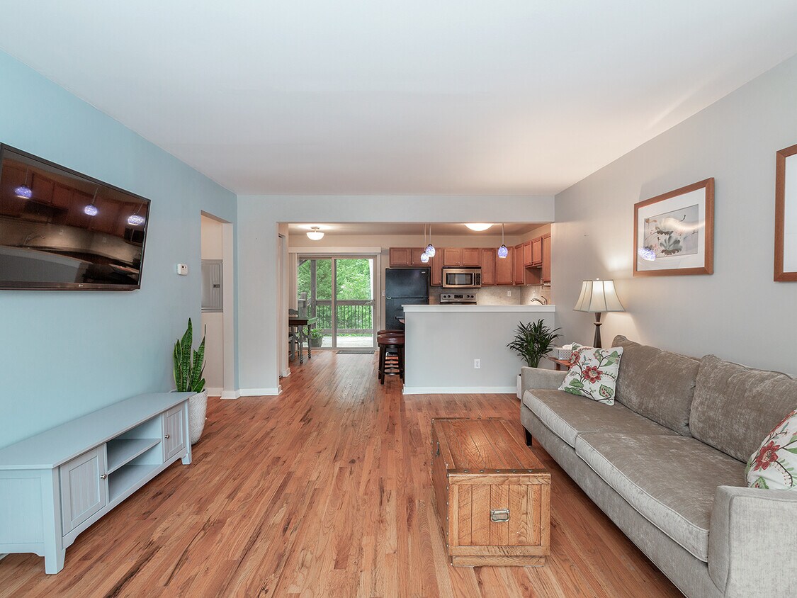 furnished. gorgeous hardwoods, open floorplan - 449 Clairemont Ave