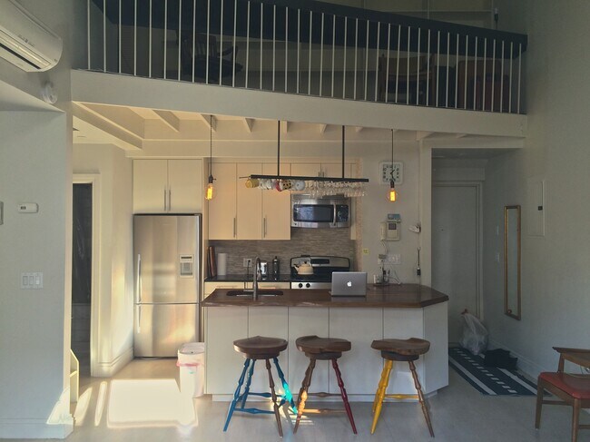 View of Living Room from Balcony - 135 N 9th St