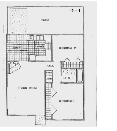 2BR/1BA - Len Mar Garden Apartments