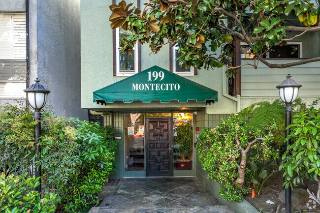 Entrada del edificio - 199 Montecito Ave