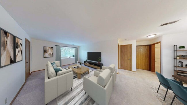 Phase 1 - 1 Bed - Living room - Southfield Apartments