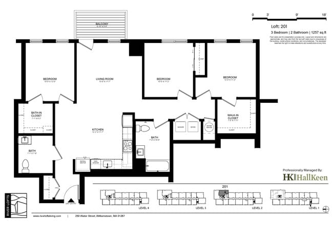 3 Bedroom - River Lofts
