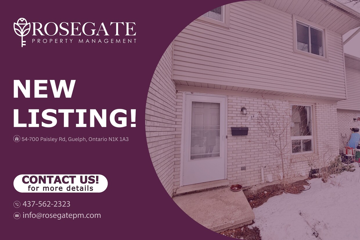 Primary Photo - Bright 3-Bedroom Freehold Townhouse with Backyard & Included Internet in Guelph