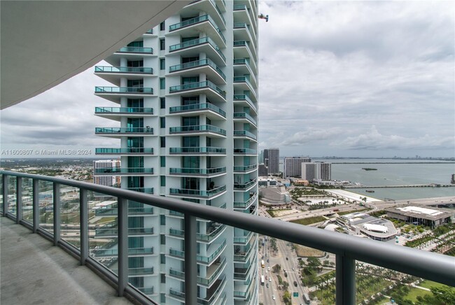 Balcony view - 888 Biscayne Blvd