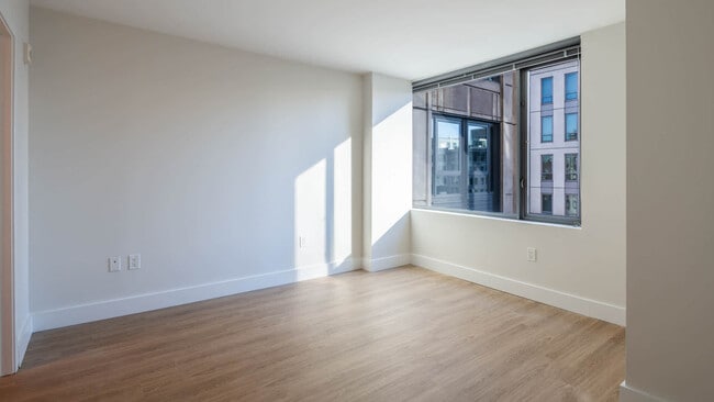 Bedroom with Hard Surface Flooring - 660 Washington Apartments