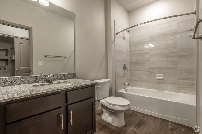 3BR, 2BA - 1200 SF - Bathroom - Fairview Terrace Apartments