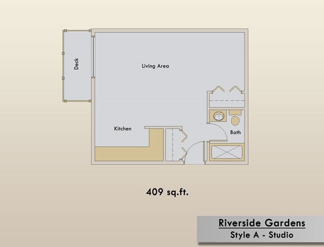 Plan d'étage - Riverside Gardens
