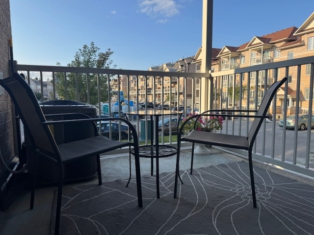 balcony (evening) - 212 Paseo Pvt