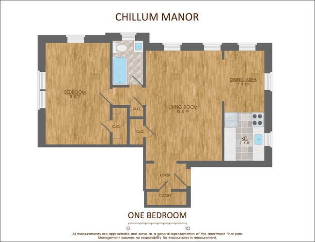 Floorplan - Chillum Manor Apartments