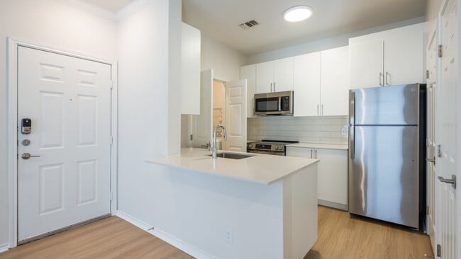 Kitchen with Stainless Steel Appliances - Liberty Park