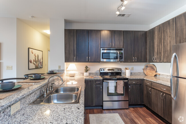 2BR, 2BA - 1095SF Hillsborough- Kitchen - 927 West Morgan