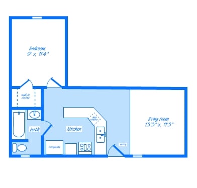 1BR/1BA - Sycamore Cottages