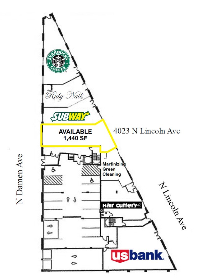 Site Plan - 4001-4037 N. Lincoln Ave