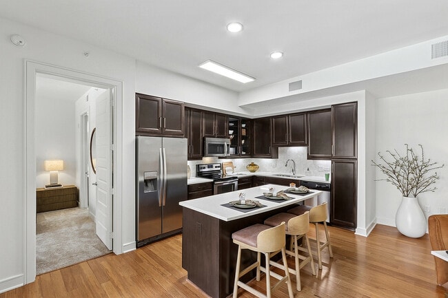 Open Kitchen with Kitchen Island - The William