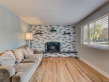 Living room with fireplace - 2004 S Cape Way