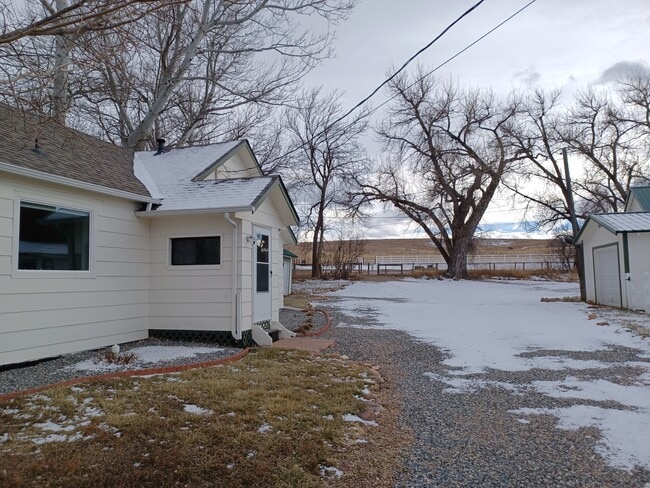 West side of house, looking south towards equestrian area - 4300 Nelson Rd
