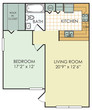 1 Bedroom 1 Bath