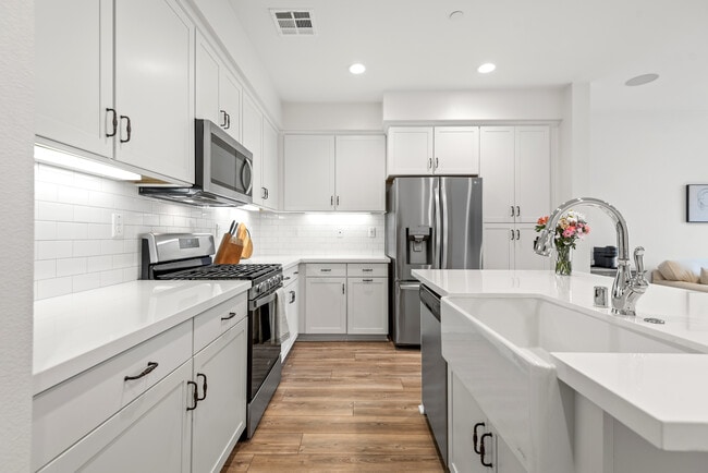 Sleek modern kitchen - 212 Red Brick Dr
