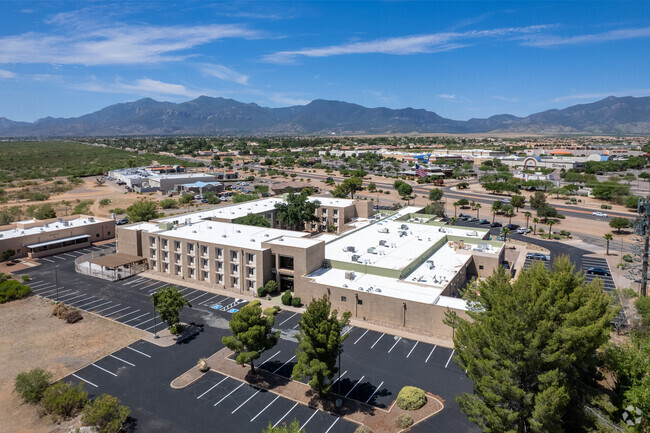 Rear Aerial View - Hummingbird Senior Resort Independent Living