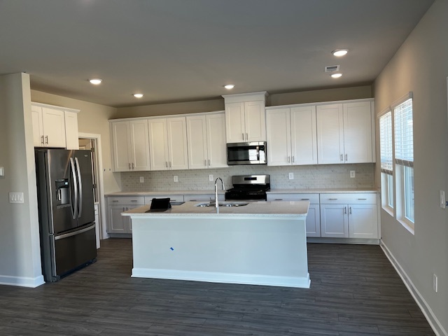 Kitchen with Stove, Microwave - 114 Martel Dr