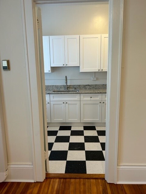 Kitchen from dining room - 127 New Bern Pl