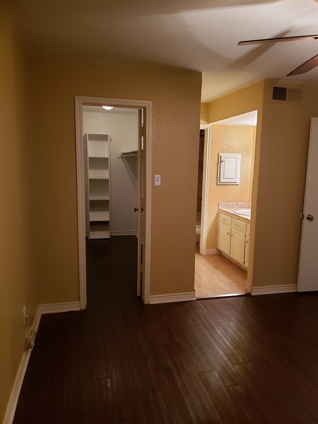 Bedroom #1 view of Walkin Closet and bath - 1603 Marsh Ln