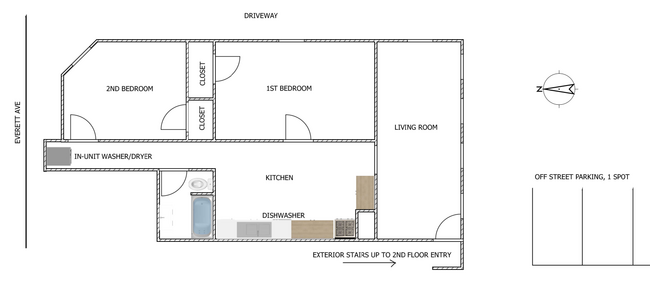 Apt Layout - 18 Everett Ave